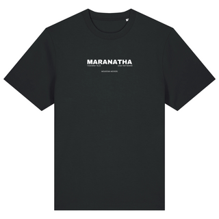 Unser Herr kommt Oversized Shirt Variante, Mountain Movers christliches Design