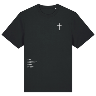 Love Story Oversized Shirt Variante, Mountain Movers christliches Design