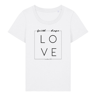 Love Shirt für Frauen Vorderansicht, Mountain Movers DACH