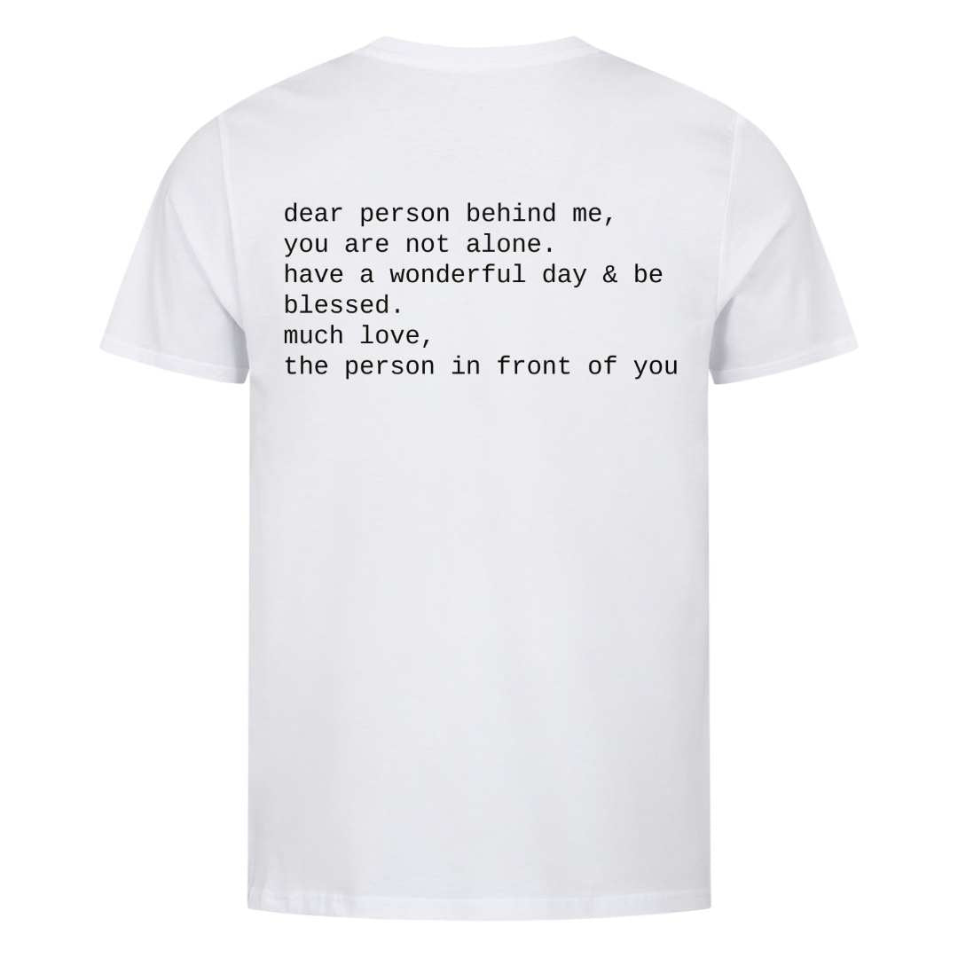 Dear Person T-Shirt getragen, Mountain Movers christliche Mode