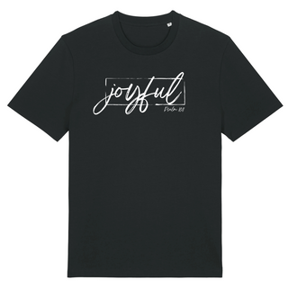 Joyful Shirt Detailansicht, Mountain Movers christliche Streetwear