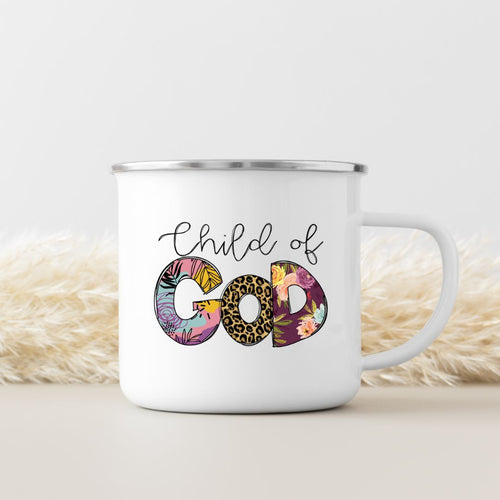 Child of God enamel mug