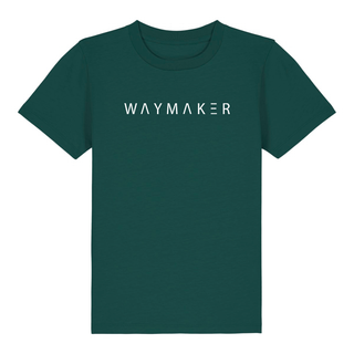 Waymaker Kinder T-Shirt Detailansicht, Mountain Movers christliche Streetwear