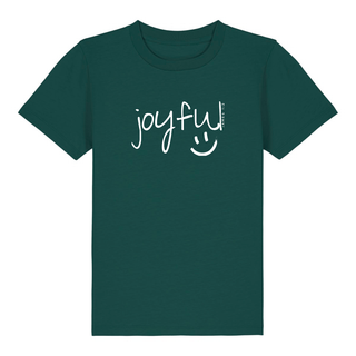 Joyful Kinder T-Shirt Detailansicht, Mountain Movers christliche Streetwear