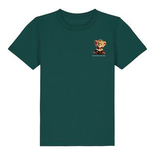 Hope Lion klein Kinder T-Shirt Detailansicht, Mountain Movers christliche Streetwear