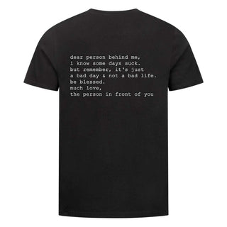 Some Days suck Backprint T-Shirt schwarz, Mountain Movers christliche Streetwear