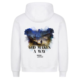 God makes a Way Hoodie Variante, Mountain Movers christliches Design