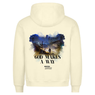 God makes a Way Hoodie Variante, Mountain Movers christliches Design