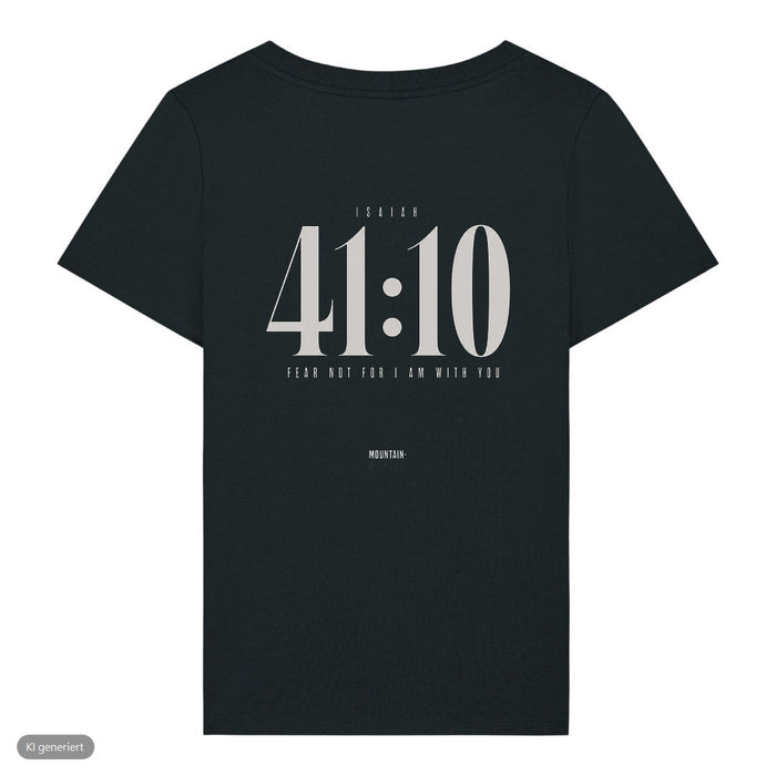 Jesaja 41:10 Frauenshirt Front & Backprint