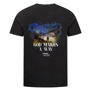 God makes a Way Shirt Variante, Mountain Movers christliches Design