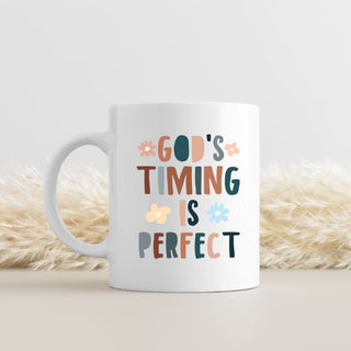 God's Timing Tasse, christliche Streetwear von Mountain Movers