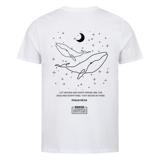 Heaven and earth praise him Shirt Backprint