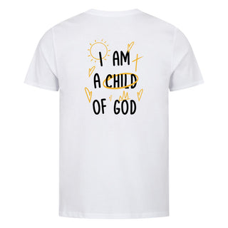 Child of God colour Shirt Backprint Variante, Mountain Movers christliches Design