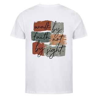 Walk by Faith Detailansicht, Mountain Movers christliche Streetwear