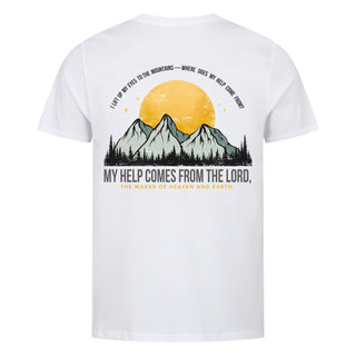 My help comes from the lord  Shirt Backprint