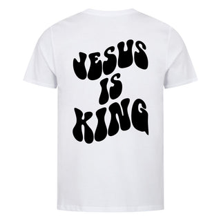 Jesus is King Schrift Variante, Mountain Movers christliches Design