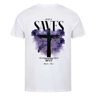 Jesus Saves Streetwear Shirt Backprint