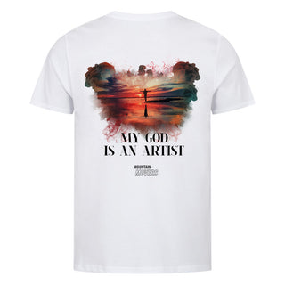 My God is an Artist  Shirt Backprint