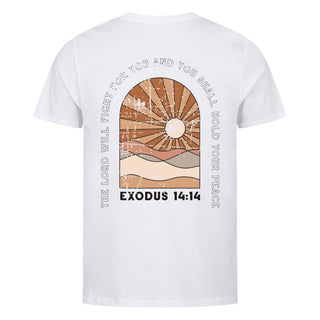Exodus 14:14 Shirt Backprint