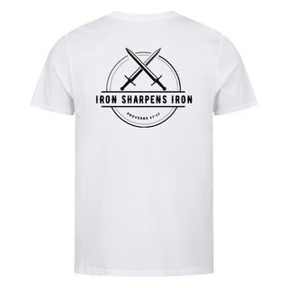 Iron sharpens iron Shirt Backprint