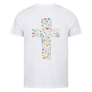 Flower Cross Shirt Backprint