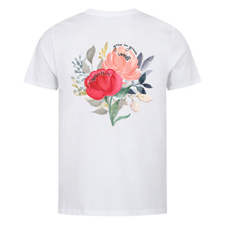 Grow in Grace Aquarell Shirt Backprint