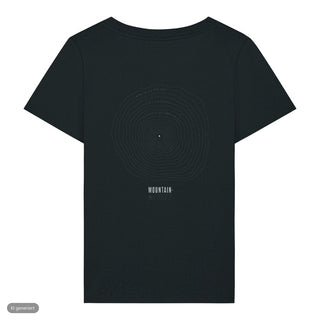 Senfkorn Frauenshirt, Schwarz, Rückseite