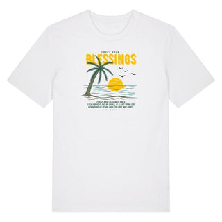 Summer Blessings Shirt Detailansicht, Mountain Movers christliche Streetwear