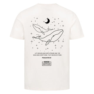 Heaven and earth praise him Shirt Backprint