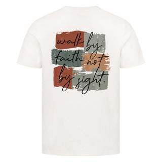 Walk by Faith Detailansicht, Mountain Movers christliche Streetwear