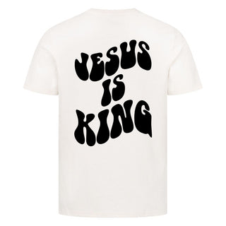Jesus is King Schrift Detailansicht, Mountain Movers christliche Streetwear
