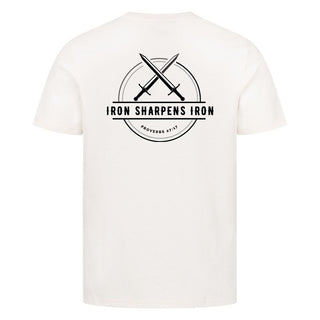 Iron sharpens iron Shirt Backprint