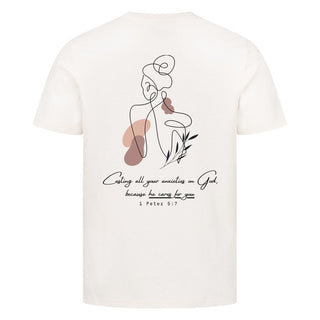 He cares for you Detailansicht, Mountain Movers christliche Streetwear
