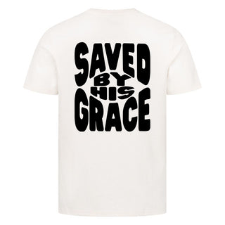 Saved by his Grace Shirt Backprint