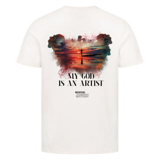 My God is an Artist  Shirt Backprint