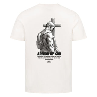 Armor of God Gym Detailansicht, Mountain Movers christliche Streetwear