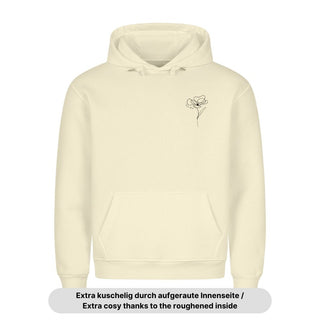 For i am with you - Lineart Hoodie Variante, Mountain Movers christliches Design