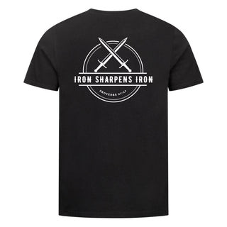 Iron sharpens iron Shirt Backprint