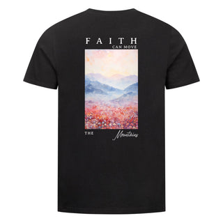 Faith can move the mountains aquarell, christliche Streetwear von Mountain Movers