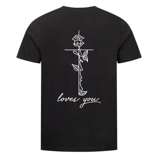 Jesus loves you Rose Variante, Mountain Movers christliches Design