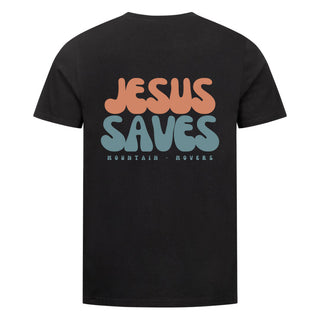 Jesus Saves Variante, Mountain Movers christliches Design