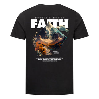 Mountain moving Faith Detailansicht, Mountain Movers christliche Streetwear