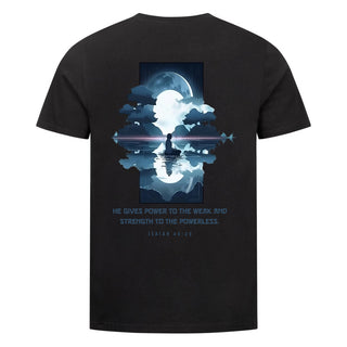Power to the weak gym  Shirt Backprint