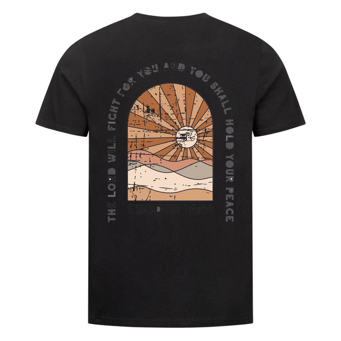 Exodus 14:14 Shirt Backprint