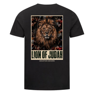 Lion of Judah Retro Shirt Backprint Variante, Mountain Movers christliches Design