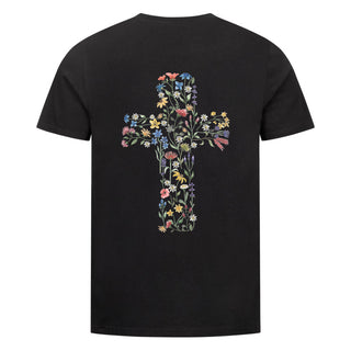 Flower Cross Shirt Backprint