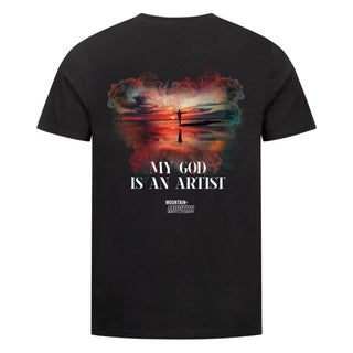 My God is an Artist  Shirt Backprint
