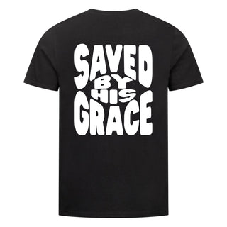 Saved by his Grace Shirt Backprint