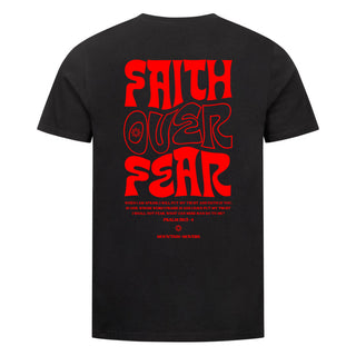 Faith over Fear Typo Shirt Backprint