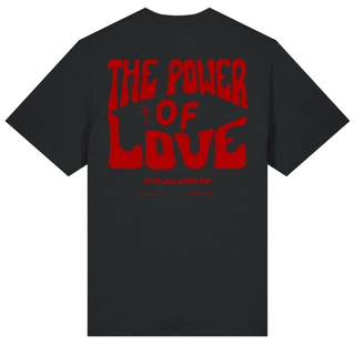The Power of Love Oversized Shirt Front und BackPrint